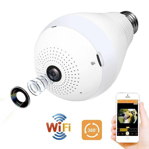 323 Panoramic Camera Light Bulb (WiFi Wireless Smart spy Bulb) - FridayBasket