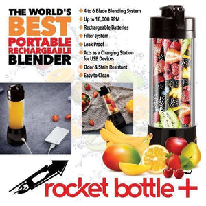 167 Rechargeable Blender for Smoothie Protein Shaker (ROCKET BOTTLE+) - FridayBasket