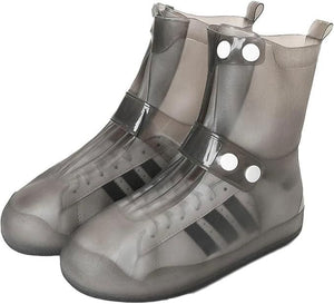 Waterproof Rain Shoe Covers with Secure Button Closure