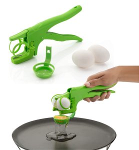 Plastic Handheld Egg Cracker with Separator